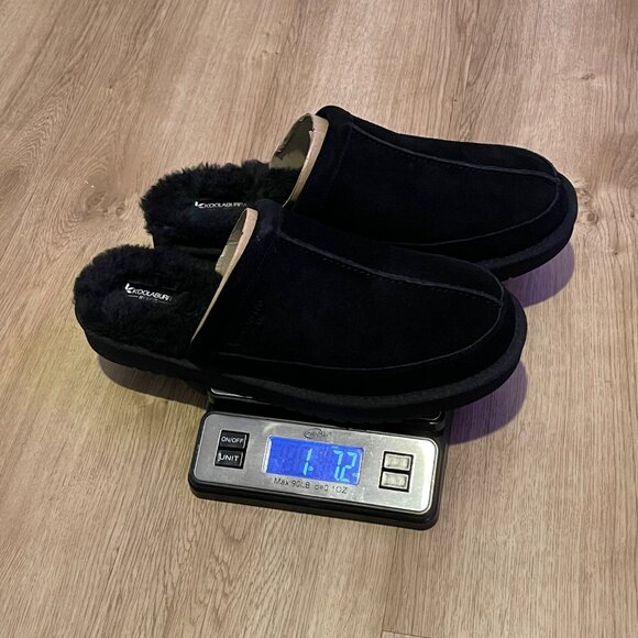 NWT KOOLABURRA BY UGG Men's Bordon Faux Fur Scuff Slippers size 12 - Picture 7 of 7